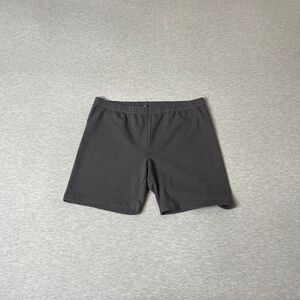 SKIMS OUTDOOR BIKE SHORTS IN WASHED ONYX SIZE XL